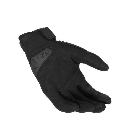 motorcycle gloves macna darko ergo thumb grip print eva knuckle tpr palm black touring adventure adv palm