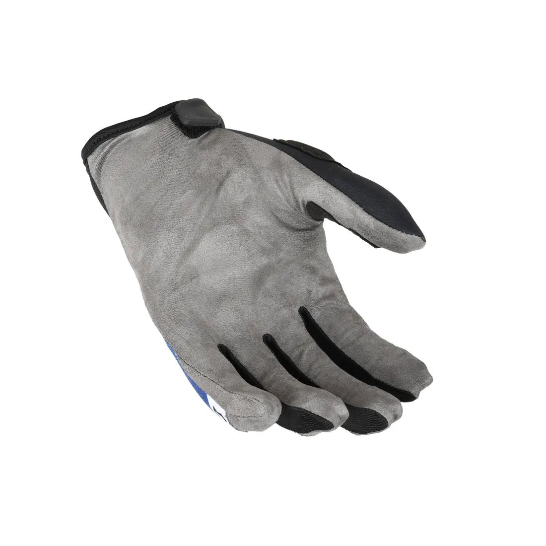 motorcycle gloves macna heat enduro mx eva thumb black blue white touring adventure adv palm