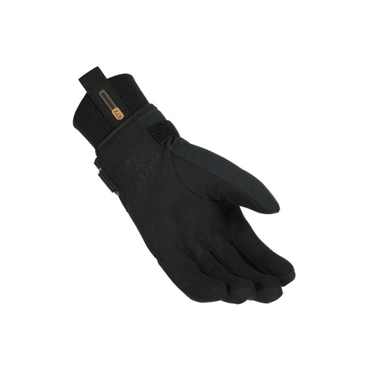 motorcycle gloves macna horizone waterproof thermos softshell leather black touring adventure adv palm