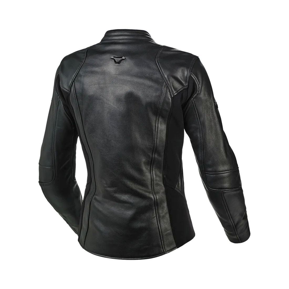 motorcycle jacket macna tequilla womens stretch panels summer risc cow leather black touring adventure adv back