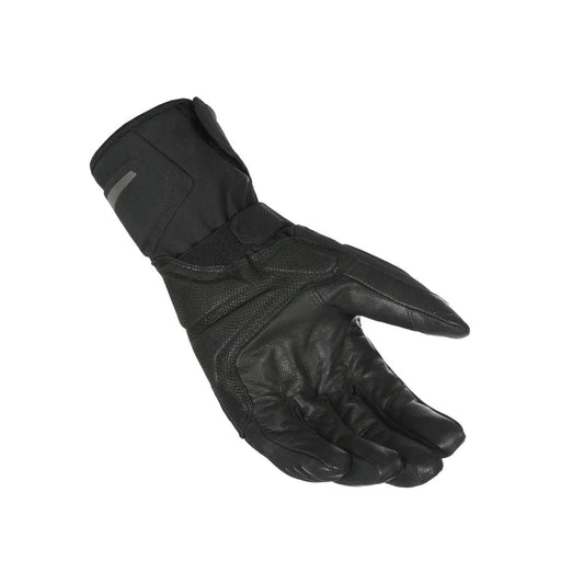 motorcycle gloves macna zembla rtx dl waterproof raintex direct aminated ergo thumb touch tip goat leather thermo lining rissc doubled palm eva black touring adventure adv palm