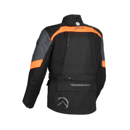 dane reykjavik jacket orange goretex adventure adv touring revit klim alpine riding gear