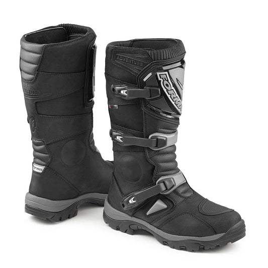 Motorcycle boots, Forma adventure dry black waterproof footwear adv home support main production global grip warranty fitment wide comfort