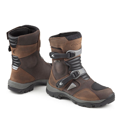 Forma Adventure Low motorcycle boots brown Dry waterproof adv touring leather best quality fitment main global factory brand warranty customer service riding gear