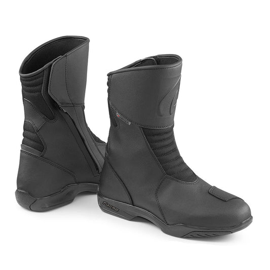 motorcycle boots touring forma arbo black vegan home italy usa alpine tech best quality world global riding gear support warranty