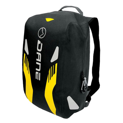 motorcycle backpack dane vive storage bag portable reflection black yellow riding alpine touring adventure adv