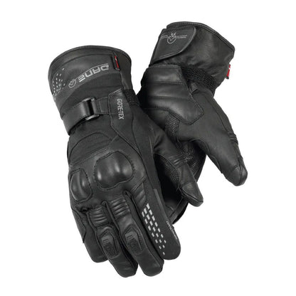 motorcycle gloves dane dragor vinter winter leather black touring adventure adv