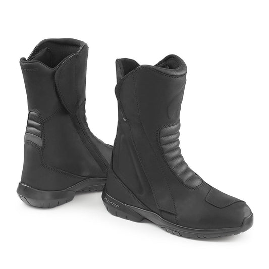 motorcycle boots touring forma frontier waterproof comfort full grain oiled leather tech alpine black drytex riding gear home main gear