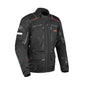 motorcycle jacket dane hornum goretex windproof waterproof breathable thermal liner chest pockets ventilation 3d mesh protection black riding alpine touring adventure adv front