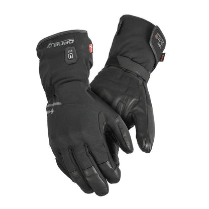 motorcycle gloves dane inuit heated adventure touring adv black
