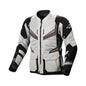 motorcycle jacket macna aerocon waterproof thermal ventilation vents beige brown white gray black touring adventure adv