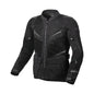 motorcycle jacket macna aerocon waterproof thermal ventilation vents black touring adventure adv front