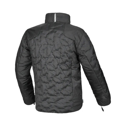 motorcycle jacket macna ascent waterproof thermal electric heated down feather touring adventure adv back