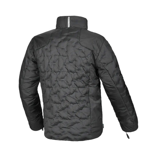 motorcycle jacket macna ascent waterproof thermal electric heated down feather touring adventure adv back