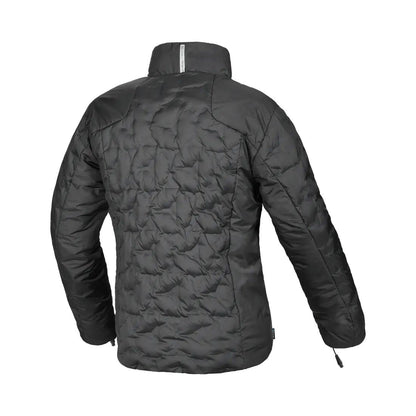 motorcycle jacket macna ascent womens waterproof thermal electric heated down feather touring adventure adv back