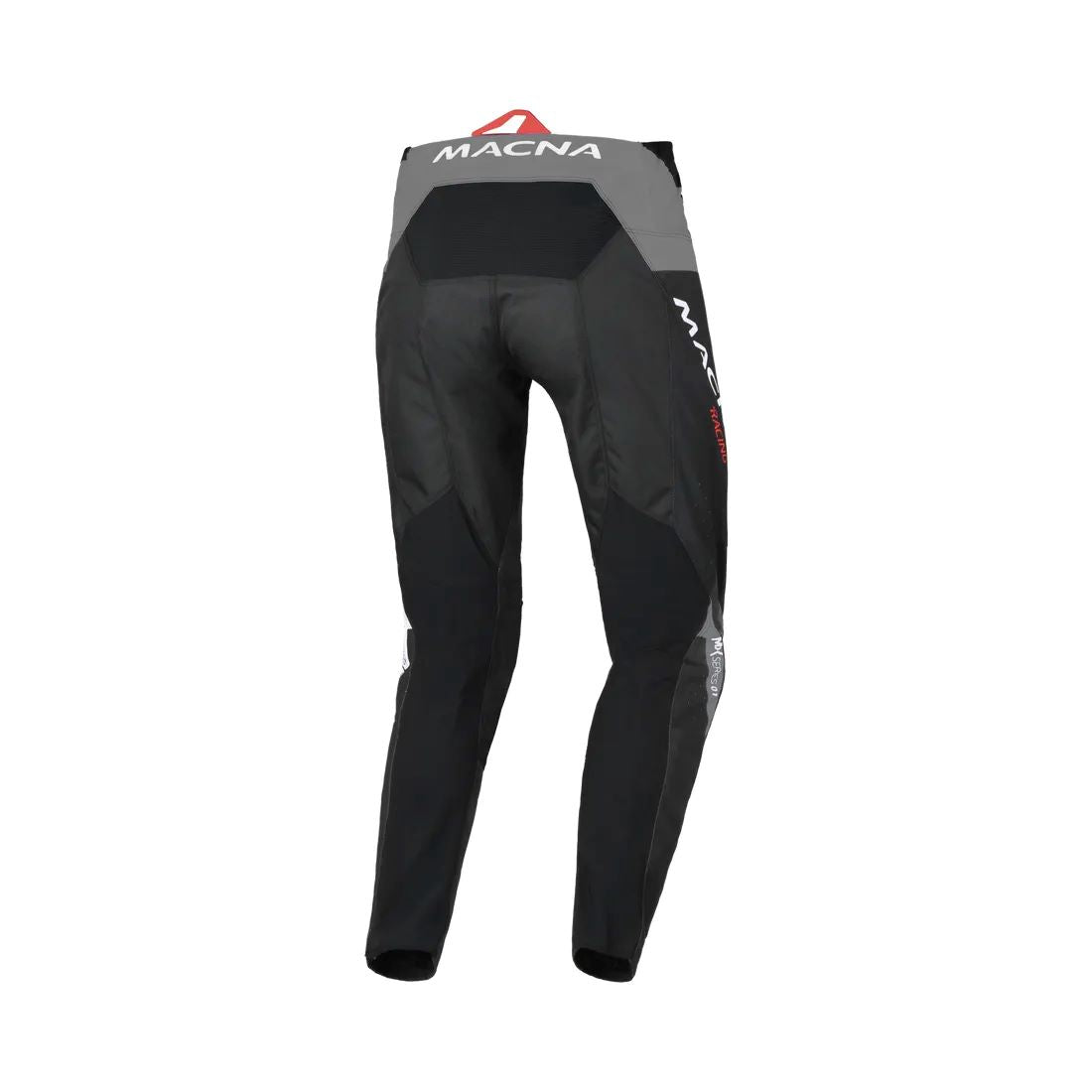 motorcycle pants macna backyard ventilation mesh lining black gray touring adventure adv back