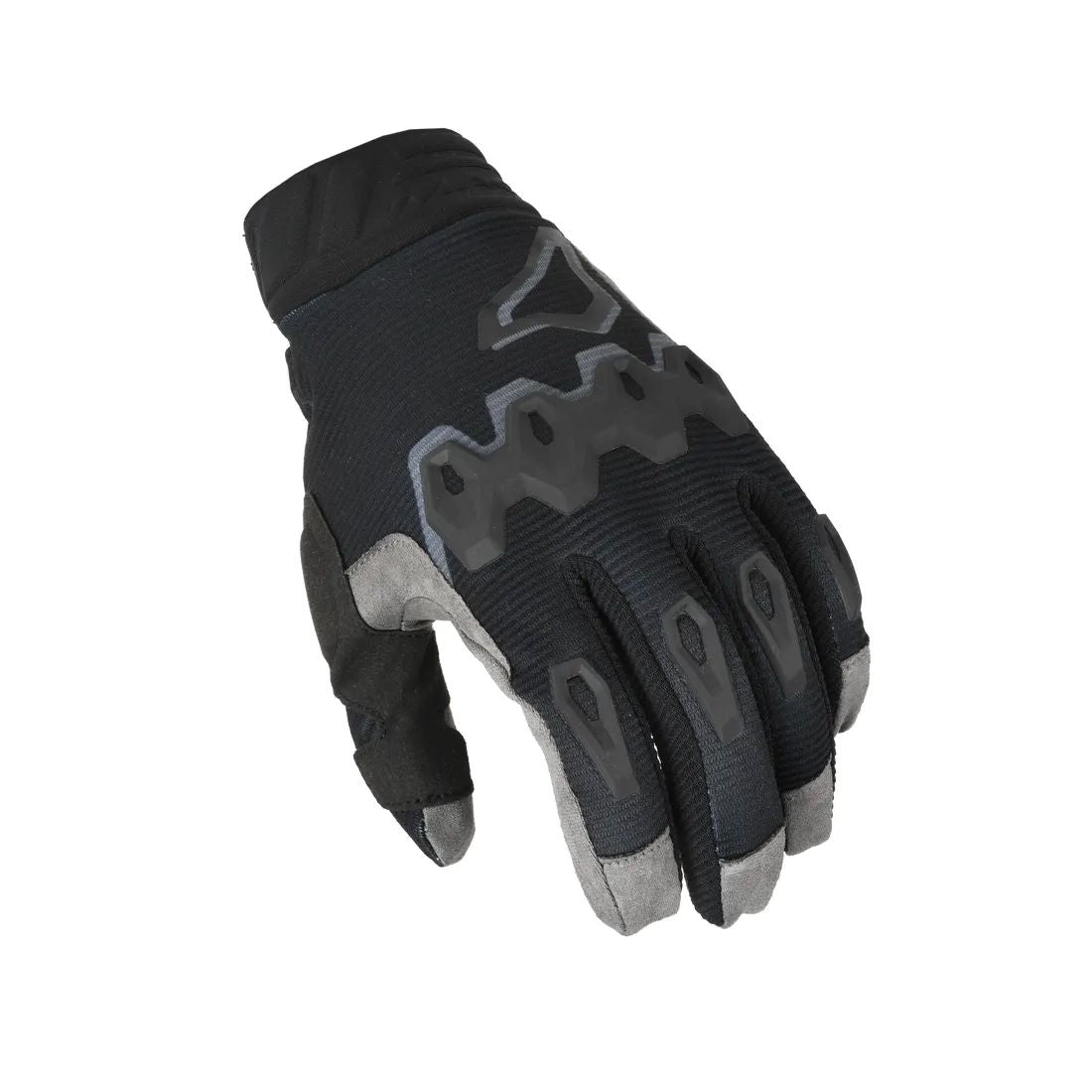 motorcycle gloves macna chameleon exo risc knuckle tpr eva black touring adventure adv top