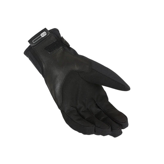 motorcycle gloves macna waterproof grip print touch tip raintex black touring adventure adv top