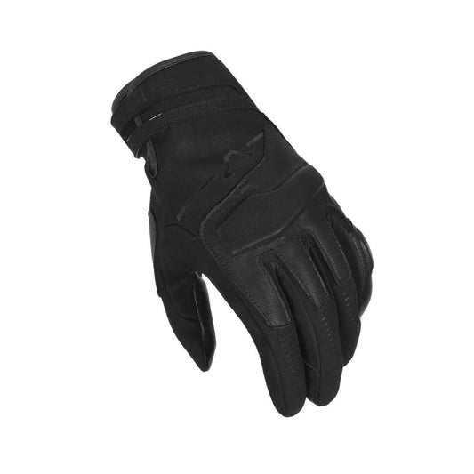 motorcycle gloves macna dusk ergo thumb grip print touchtip eva knuckle tpr palm black touring adventure adv top