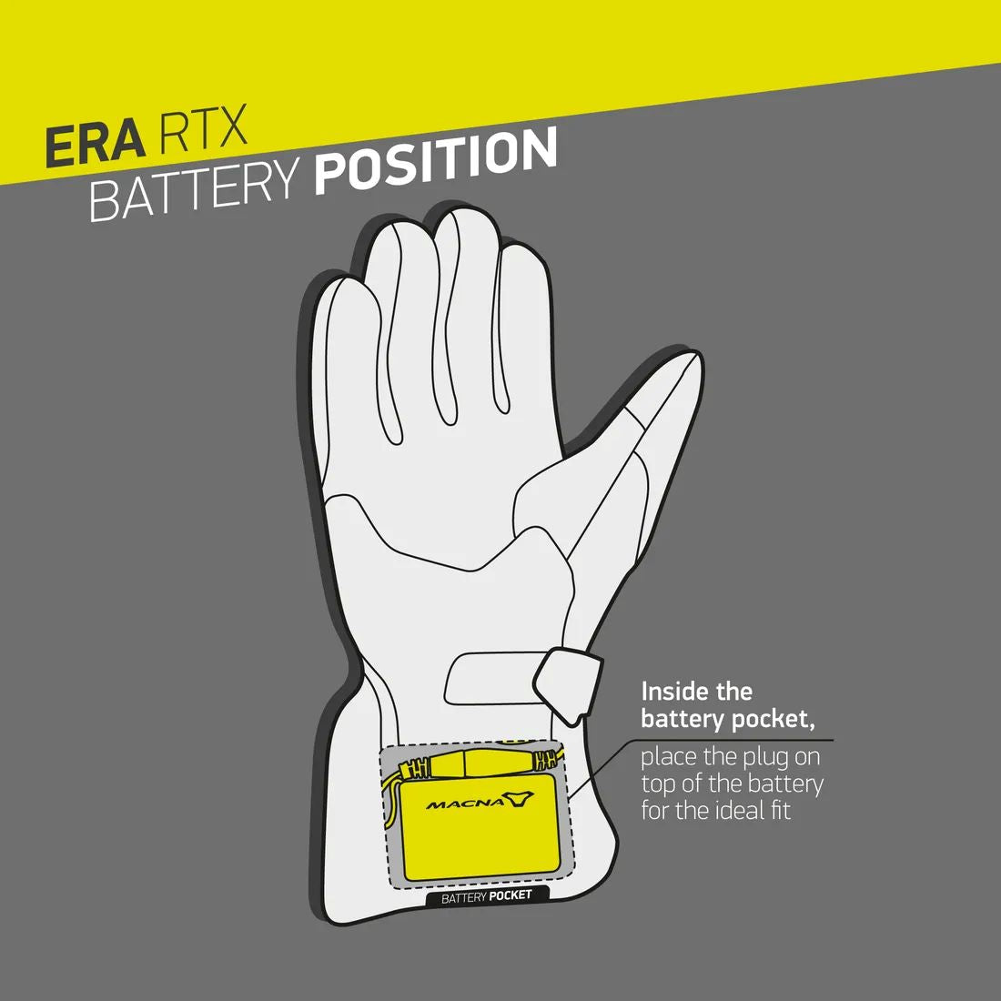 motorcycle gloves macna womens era rtx heated electric electrically thermos Bemberg goat leathertouch tip black touring adventure adv diagram