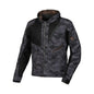 motorcycle jacket macna farrow hoodie vents ventilation mesh ripstop airburst camo black touring adventure adv front
