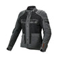 motorcycle jacket macna fluent womens vents ventilation mesh ripstop nighteye black touring adventure adv front