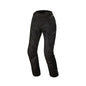 motorcycle pants macna forge womens waterproof raintex mesh heat shield waist lock black touring adventure adv front