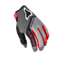 motorcycle gloves macna heat enduro mx eva thumb black gray red touring adventure adv top