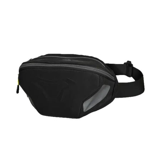 motorcycle hip bag medium ripstop mesh eva black gray touring adventure adv