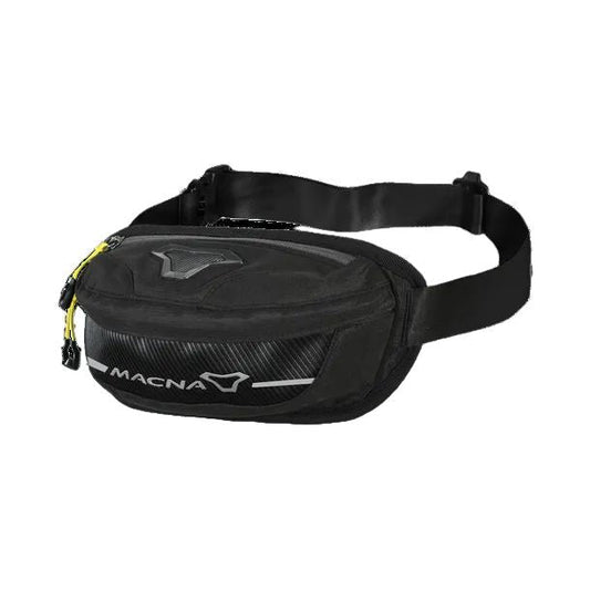 motorcycle hip bag small ripstop mesh eva black gray touring adventure adv