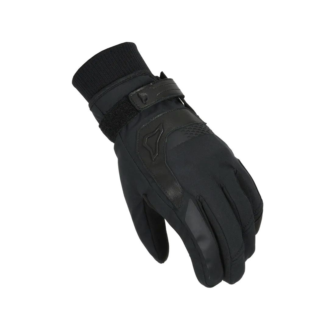 motorcycle gloves macna horizone waterproof thermos softshell leather black touring adventure adv top