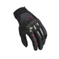 motorcycle gloves macna mana womens TPR knuckle EVA pink black touring adventure adv top