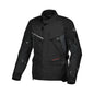 motorcycle jacket macna mundial mesh raintex thermos vents ventilation easy cuff black touring adventure adv front