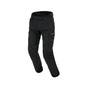 motorcycle pants macna novado waterproof raintex mesh detachable thermo reflective air panels heat shield black touring adventure adv front