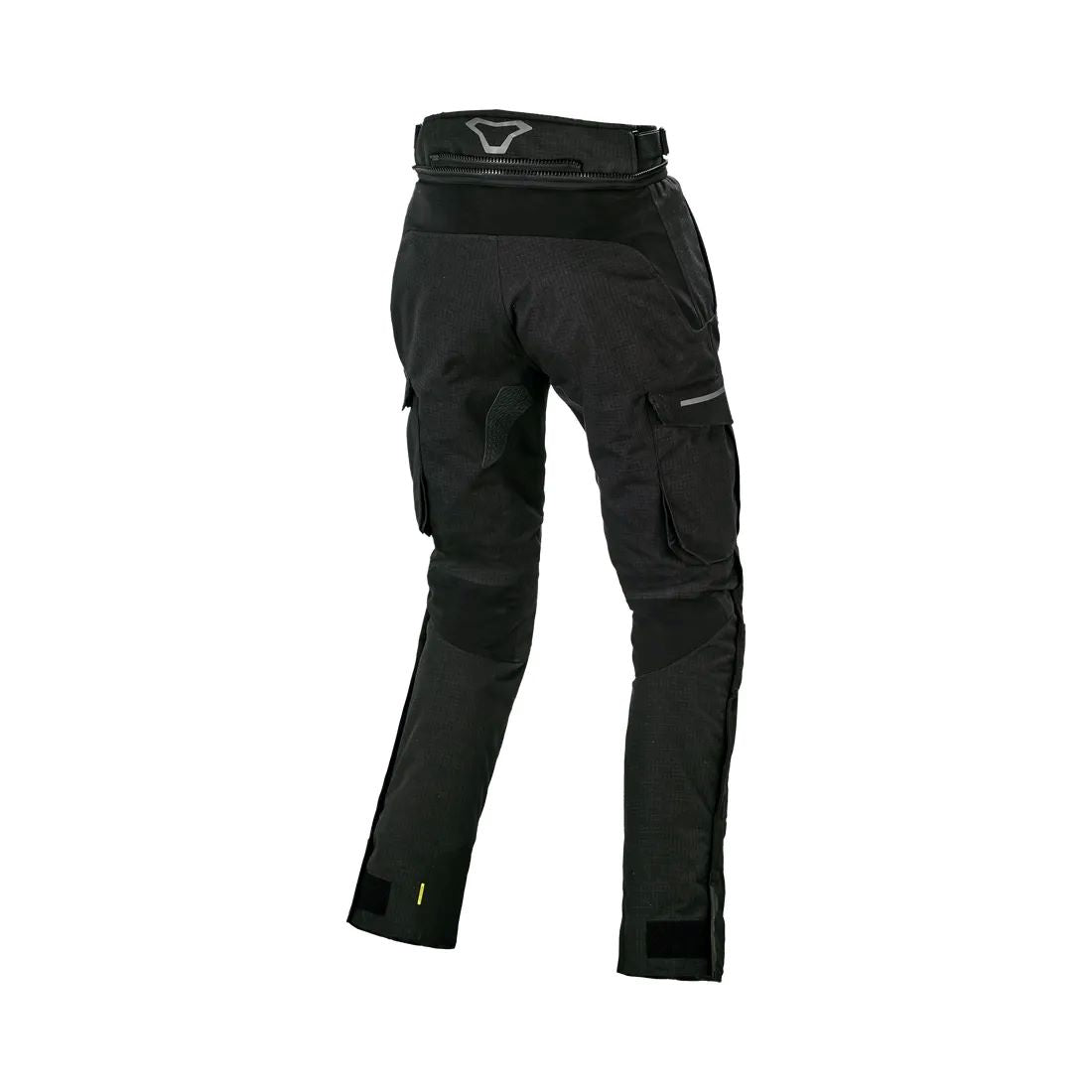 motorcycle pants macna novado womens waterproof raintex mesh detachable thermo reflective air panels heat shield black touring adventure adv back