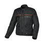 motorcycle jacket macna oryon raintex mesh laminated detachable thermos RISC reflection air vents ventilation black touring adventure adv front