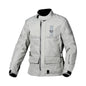 motorcycle jacket macna signal waterproof rtx mesh laminated thermos adjustable cuffs risc ce r.i.s.c. reflection light gray touring adventure adv front