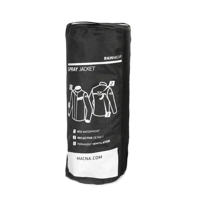 motorcycle jacket macna spray laminated reflection rain rainwear travel pouch black touring adventure adv travel pouch