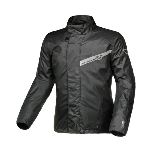 motorcycle pants macna womens spray laminated reflection rain rainwear travel pouch black touring adventure adv front