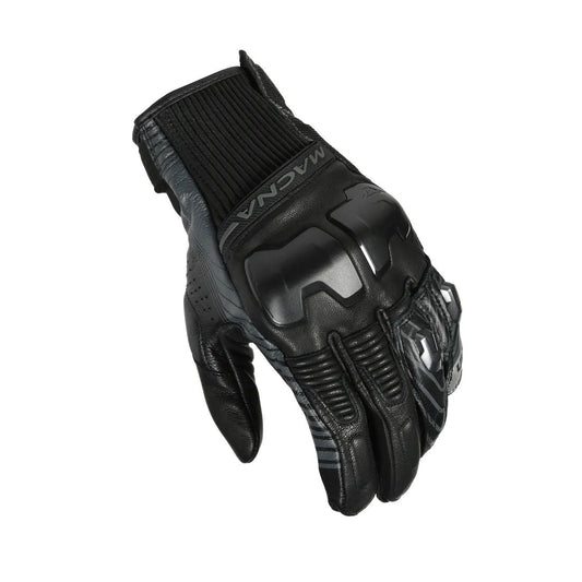 motorcycle gloves macna ultraxx cow goat leather touch tip armax perforated risc protection black touring adventure adv top