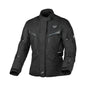 motorcycle jacket macna zatra womens air panels vents ventilation raintex mesh laminated vision tech prepared led light night eye nighteye retro reflective tech epg air scoop black touring adventure adv top
