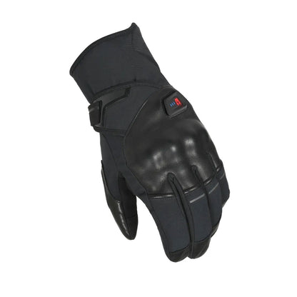 motorcycle gloves macna womens era rtx heated electric electrically thermos Bemberg goat leathertouch tip black touring adventure adv top