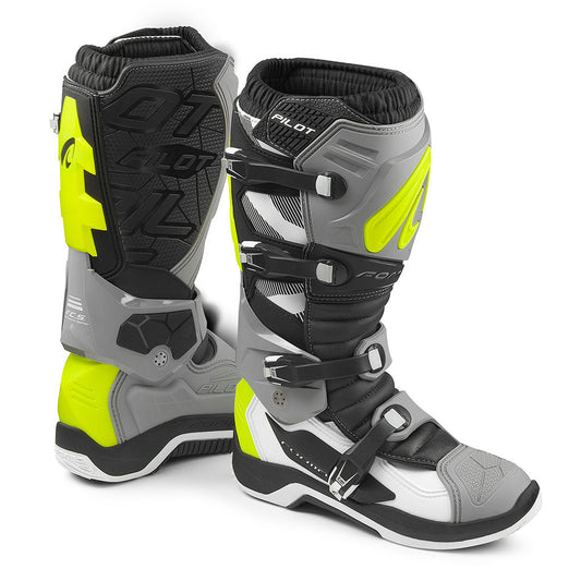forma pilot motocross boots neon white motorcycle boots best racing vented track 