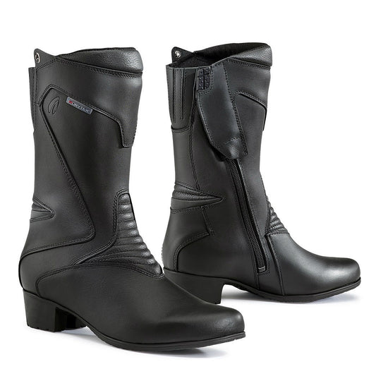 Forma boots Ruby womens black motorcycle boots home main usa america world service support warranty customer 