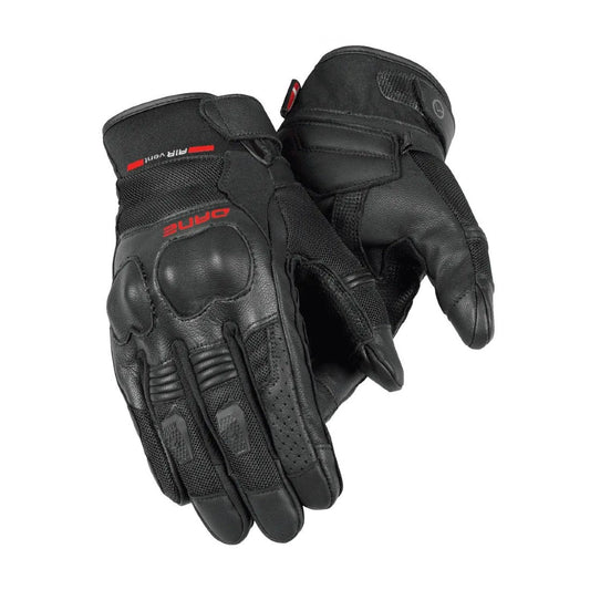 motorcycle gloves dane samso mens black goretex adventure adv tourer 