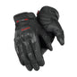 motorcycle gloves dane samso mens black goretex adventure adv tourer 