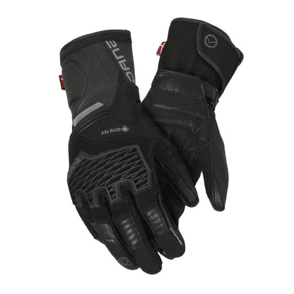 motorcycle gloves dane magnus goretex black adventure touring adv
