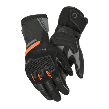 motorcycle gloves dane magnus goretex black adventure touring adv