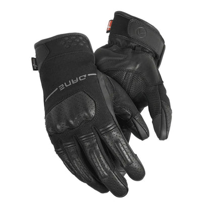 motorcycle gloves dane mens mando black goretex adventure adv tourer 