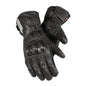 motorcycle gloves dane nuuk womens mens leather weather storm adventure black adv tourer 